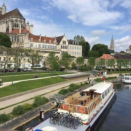 Bel Appart Au Centre-Ville Proche Gare Avec Wifi. Auxerre Exterior foto