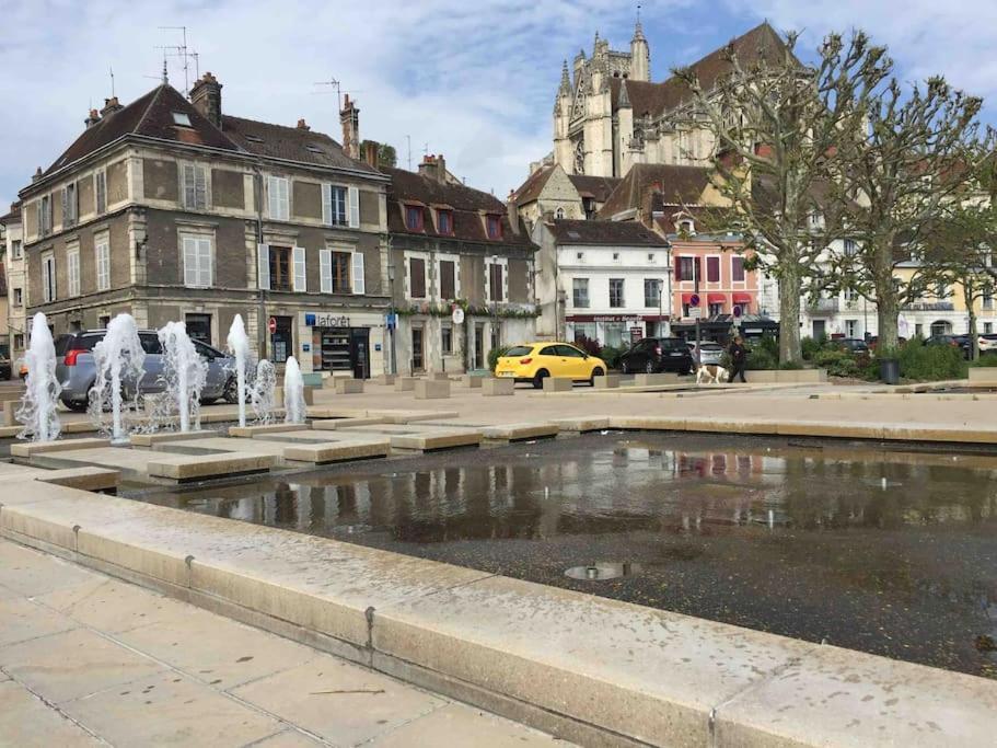 Bel Appart Au Centre-Ville Proche Gare Avec Wifi. Auxerre Exterior foto